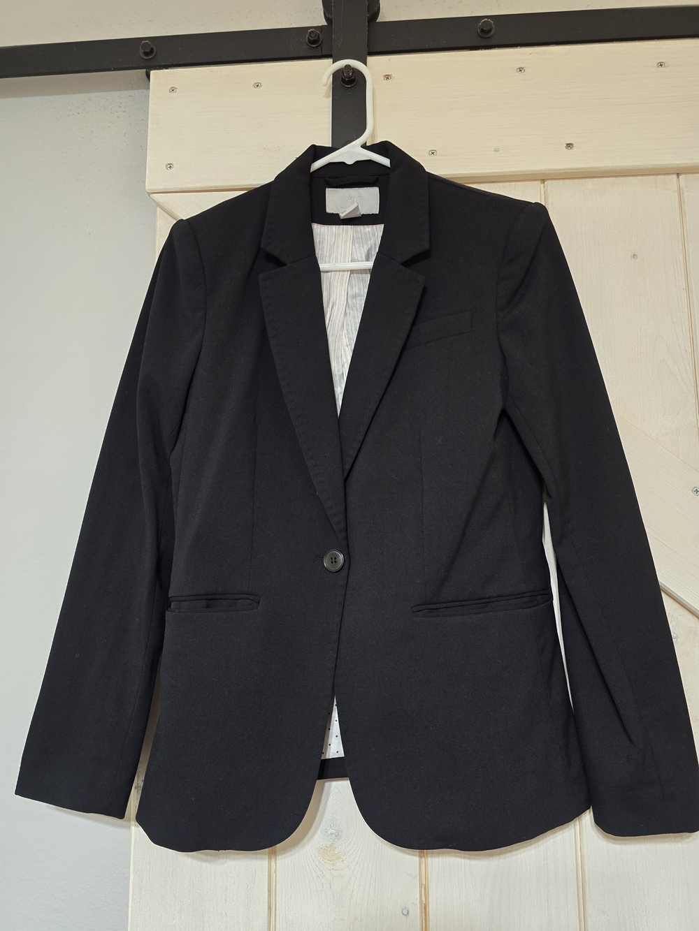 H&M Black Single-Button Women's Blazer